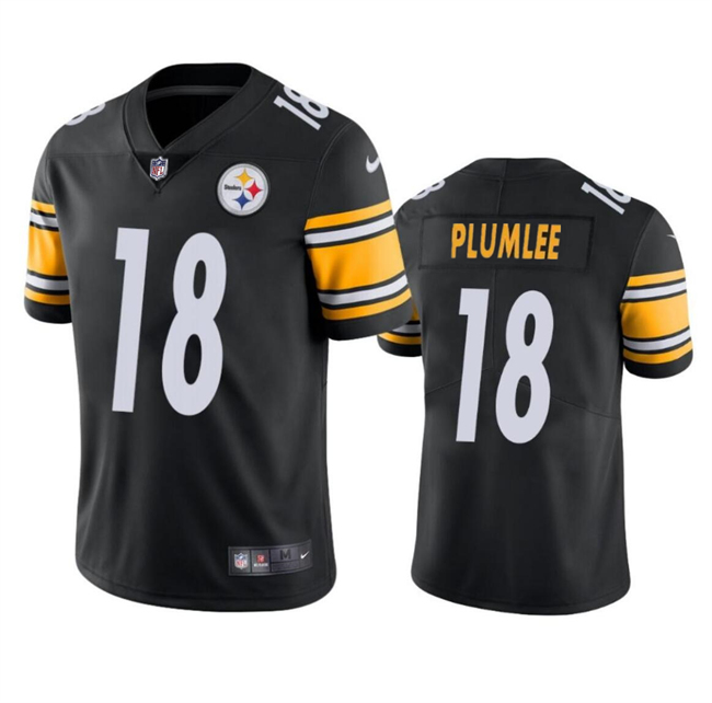 Men's Pittsburgh Steelers #18 John Rhys Plumlee Black Vapor Untouchable Limited Football Stitched Jersey